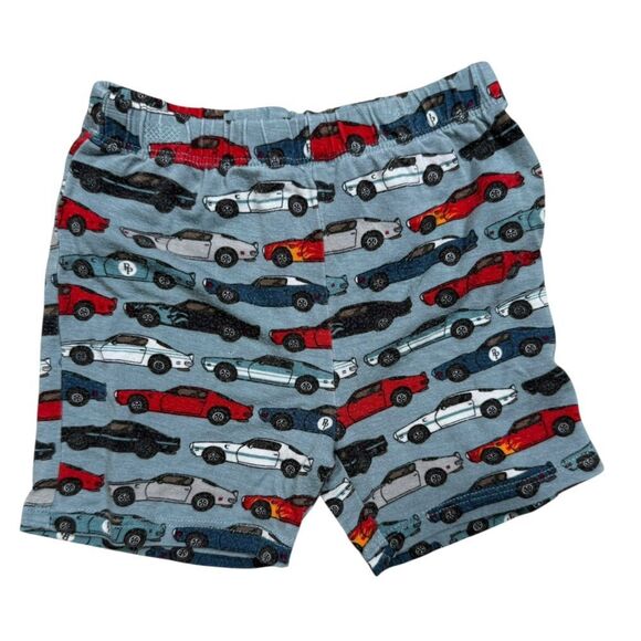 Posh Peanut Infant Boys Grey & Red Hot Rod Cars Bamboo Pajama Set - Picture 3 of 5
